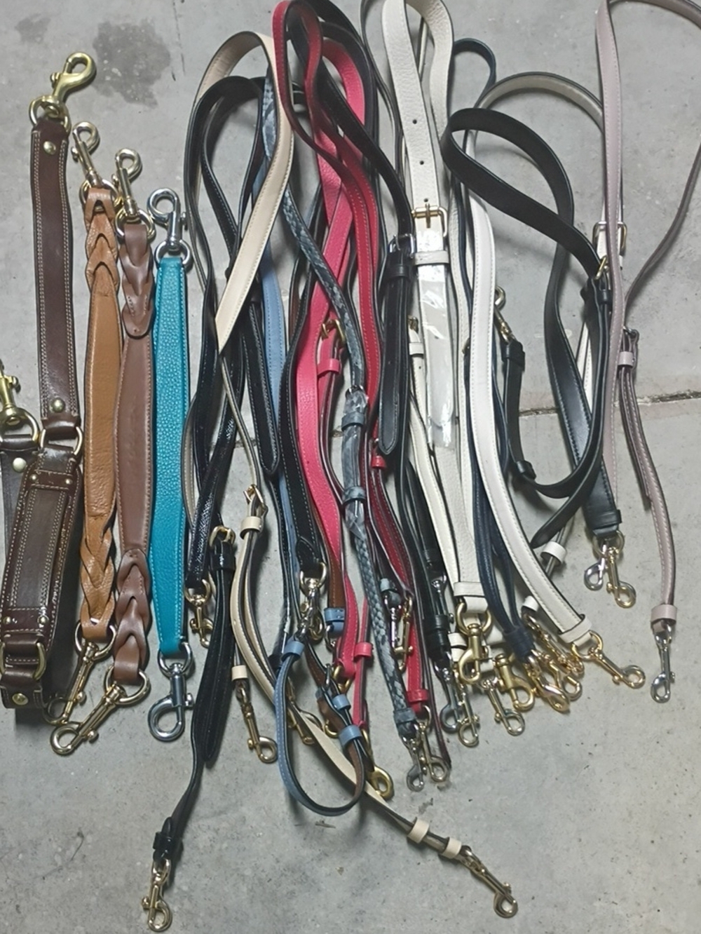 Coach Leather Bag Straps - Multi-Color Collection